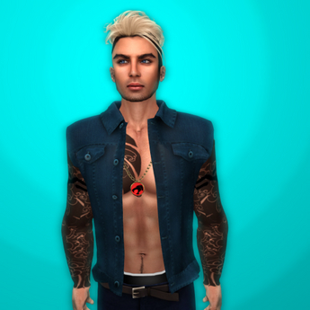 Second Life Marketplace - BLUE JEANS MESH VEST
